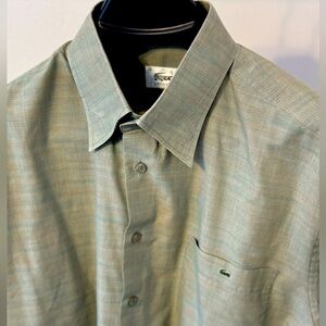 Lacoste long sleeve button down shirt - Men XL